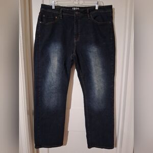 EUC IZOD Men’s Relaxed Fit Denim Jeans – Blue Dark Wash – Size 36 x 30
